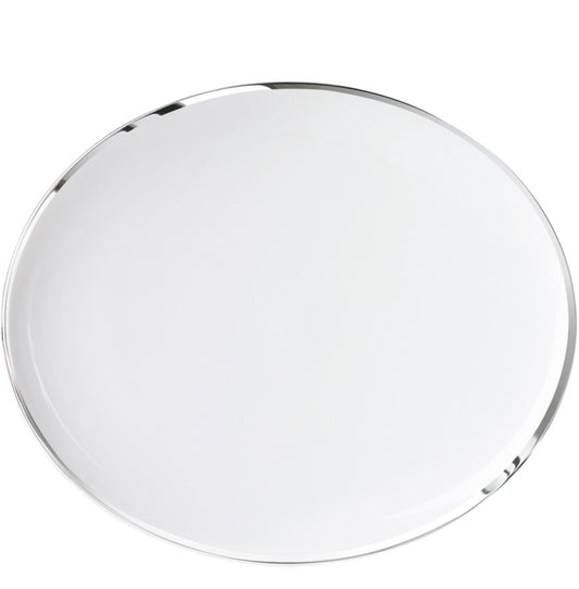 Treasure Platinum Oval Platter, Coupe