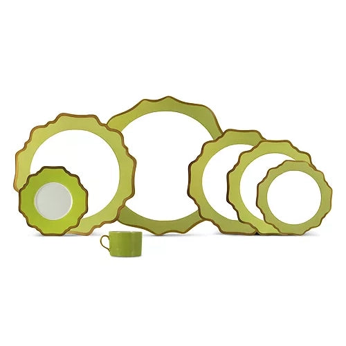 Anna's Palette Summer Green - Tea Cup & Saucer