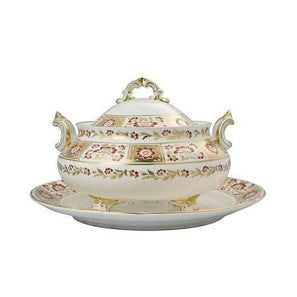 Derby Panel Red - Soup Tureen & Stand