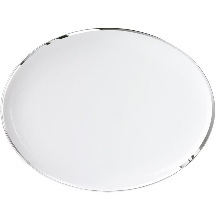 Treasure Platinum Oval Platter, Coupe