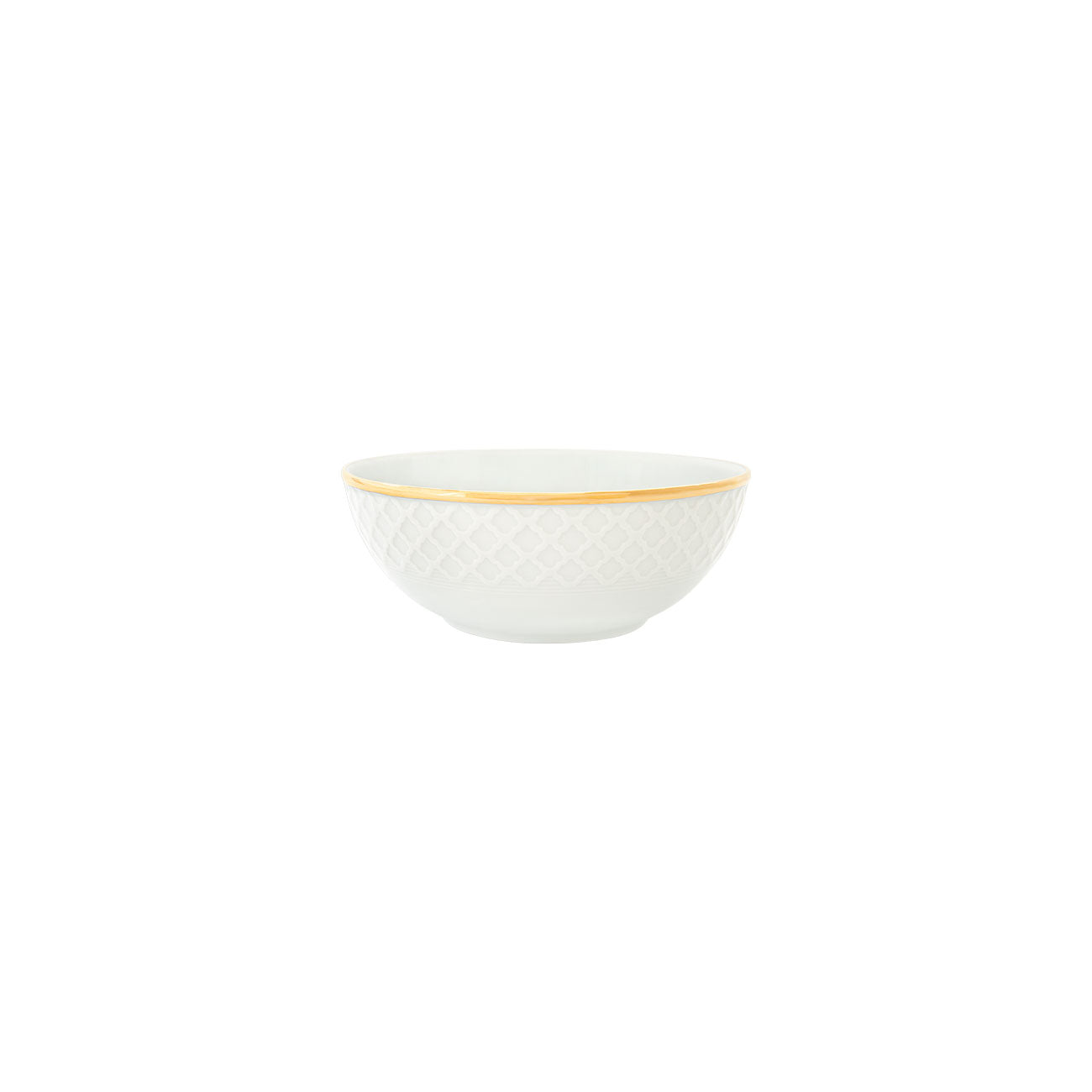 EMPIRE WHITE/GOLD DINNERWARE
