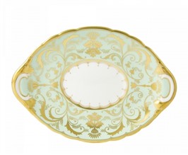 Darley Abbey Mint Green - Sauce Boat & Stand