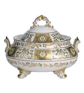 Derby Panel Green - Covered Vegetable Dish