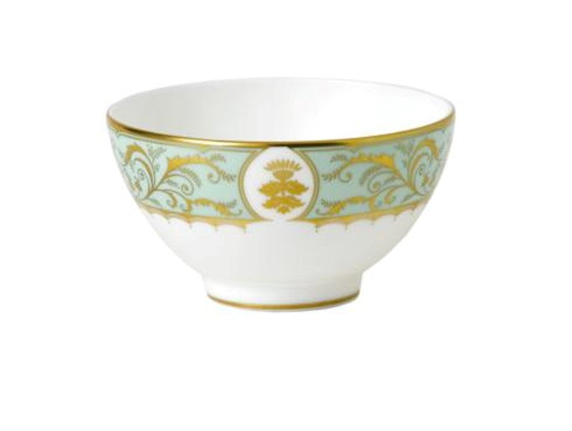 Darley Abbey Mint Green - Footed Rice Bowl