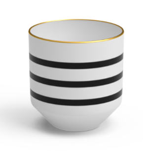 TEATRO - BLACK WITH GOLD DRINKWARE