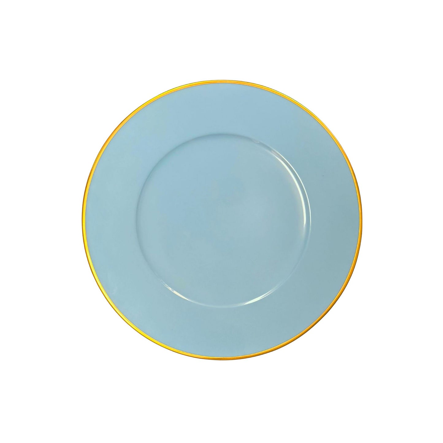 light blue plate