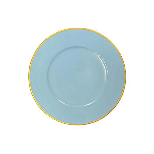 light blue plate