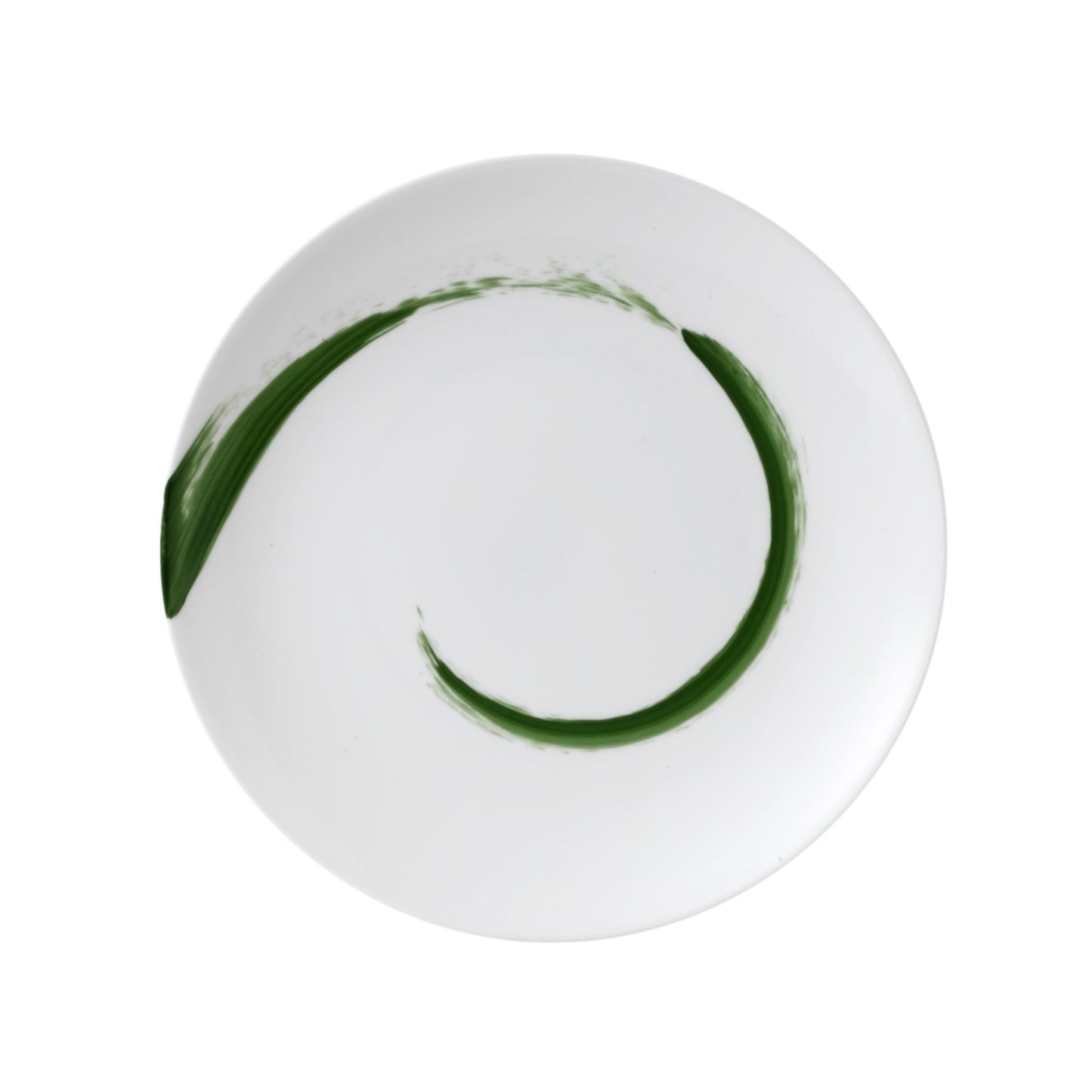 BRUSHSTROKE GREEN DINNERWARE