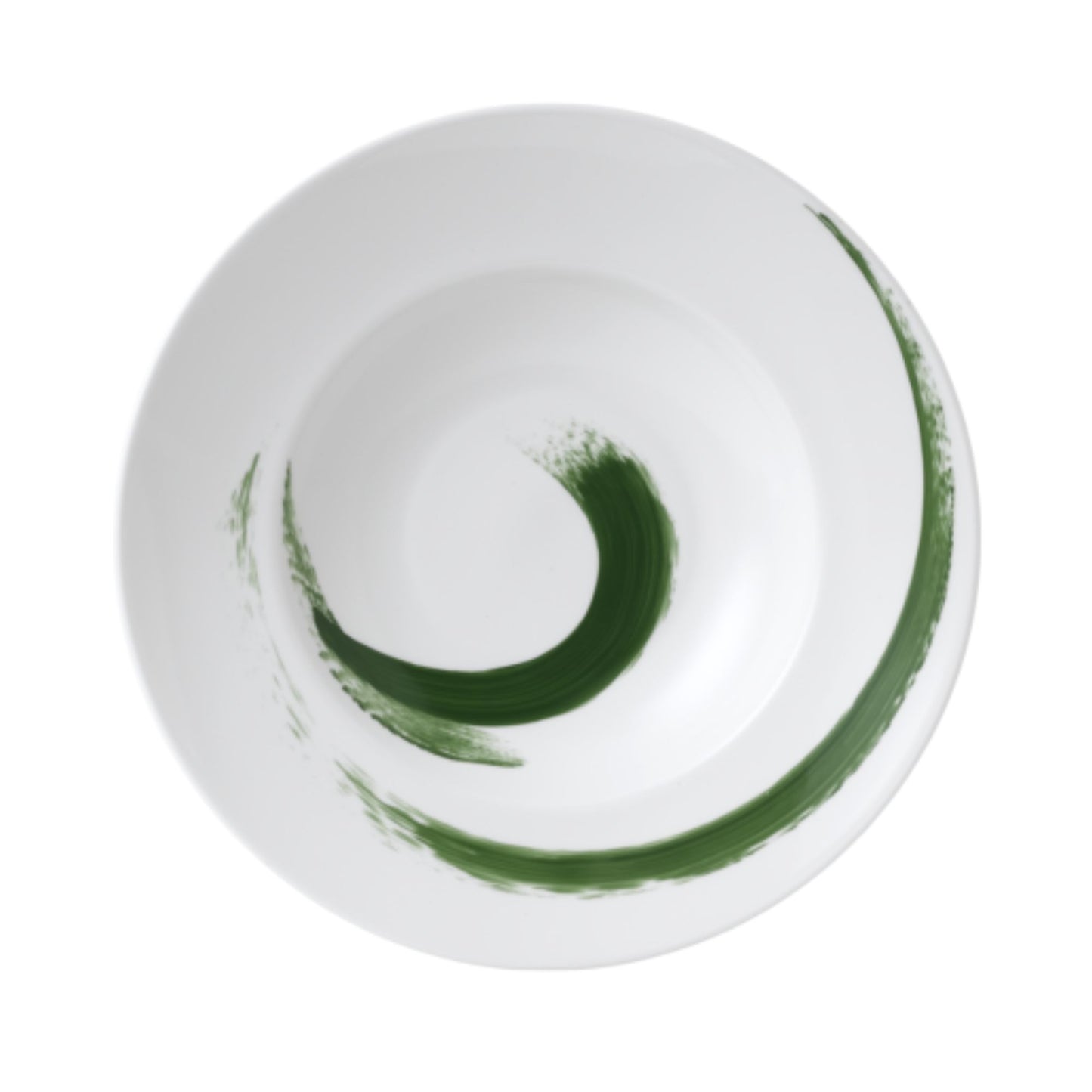 BRUSHSTROKE GREEN DINNERWARE