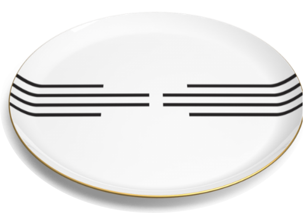 Teatro - Black With Gold Dinnerware