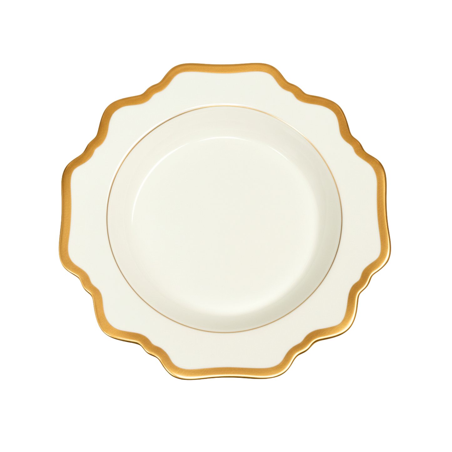 Anna's Palette White Rim Soup