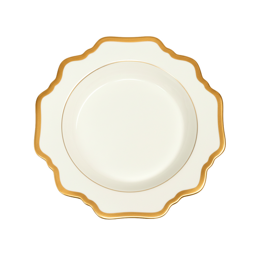 Anna's Palette White Rim Soup