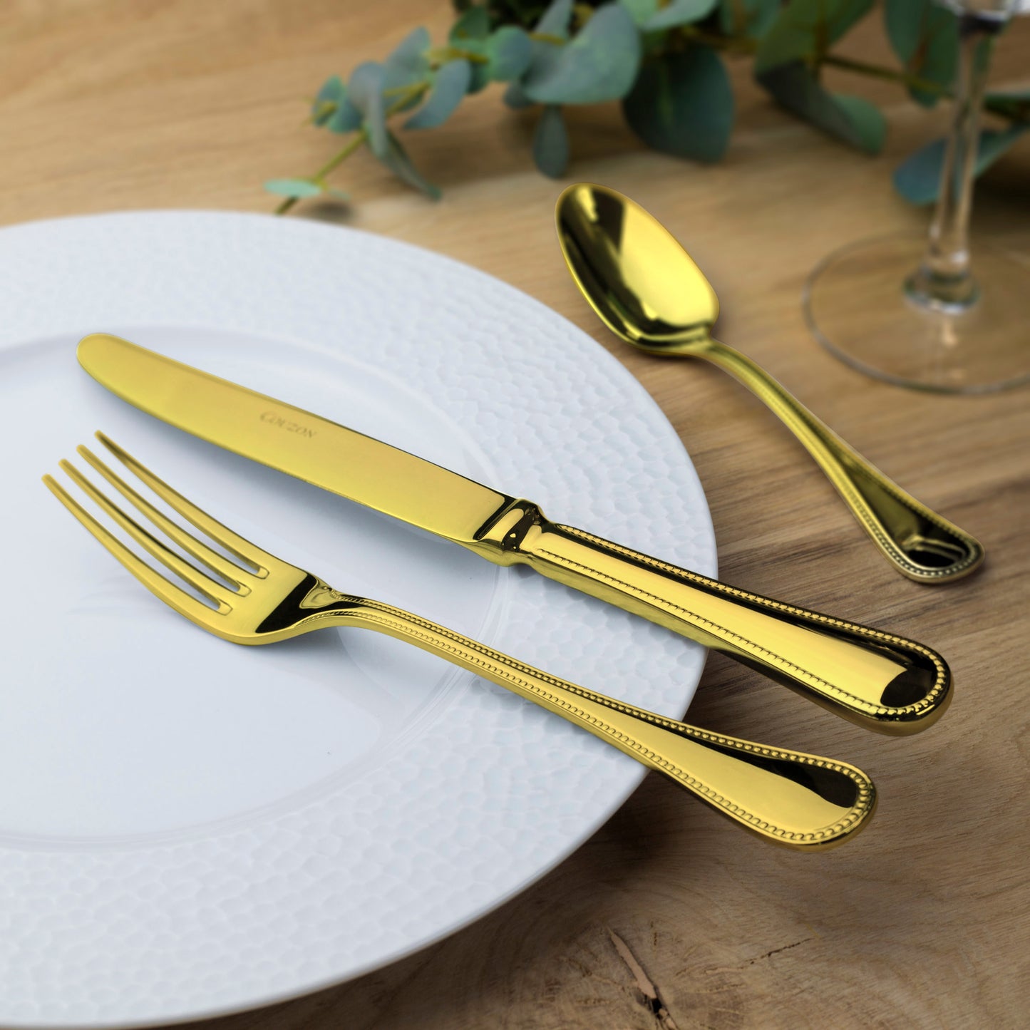 Le Perle PVD Finish - 5 Piece Place Setting