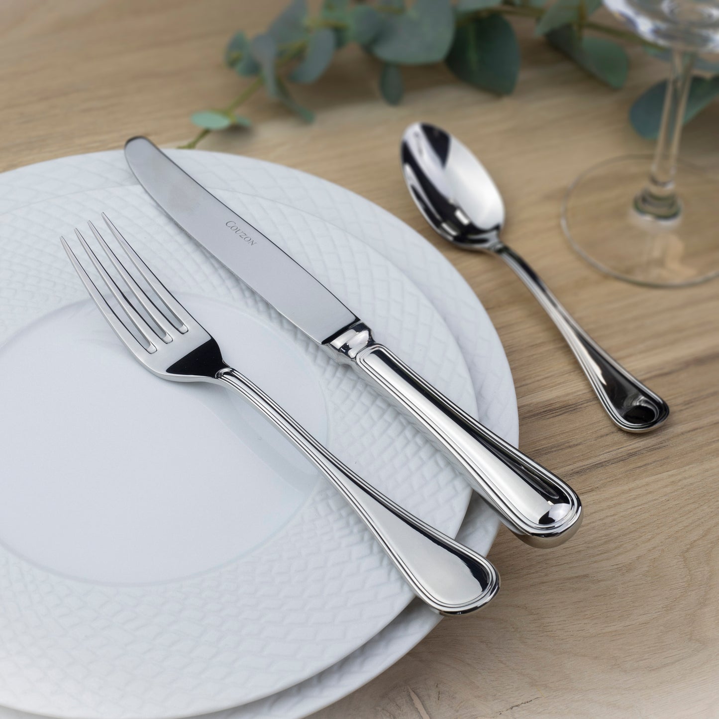 Lyrique Silver Plate - 5 Piece Place Setting