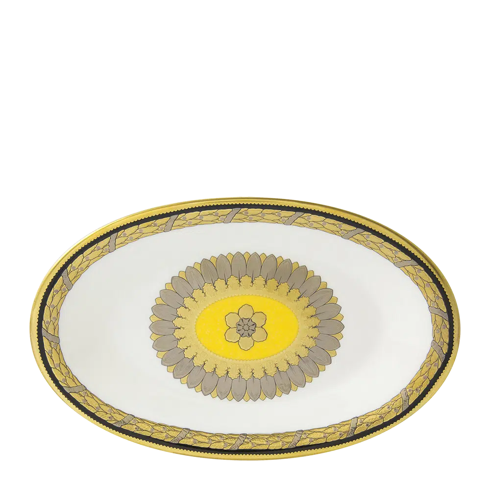 Amber Palace Sauce Boat & Stand