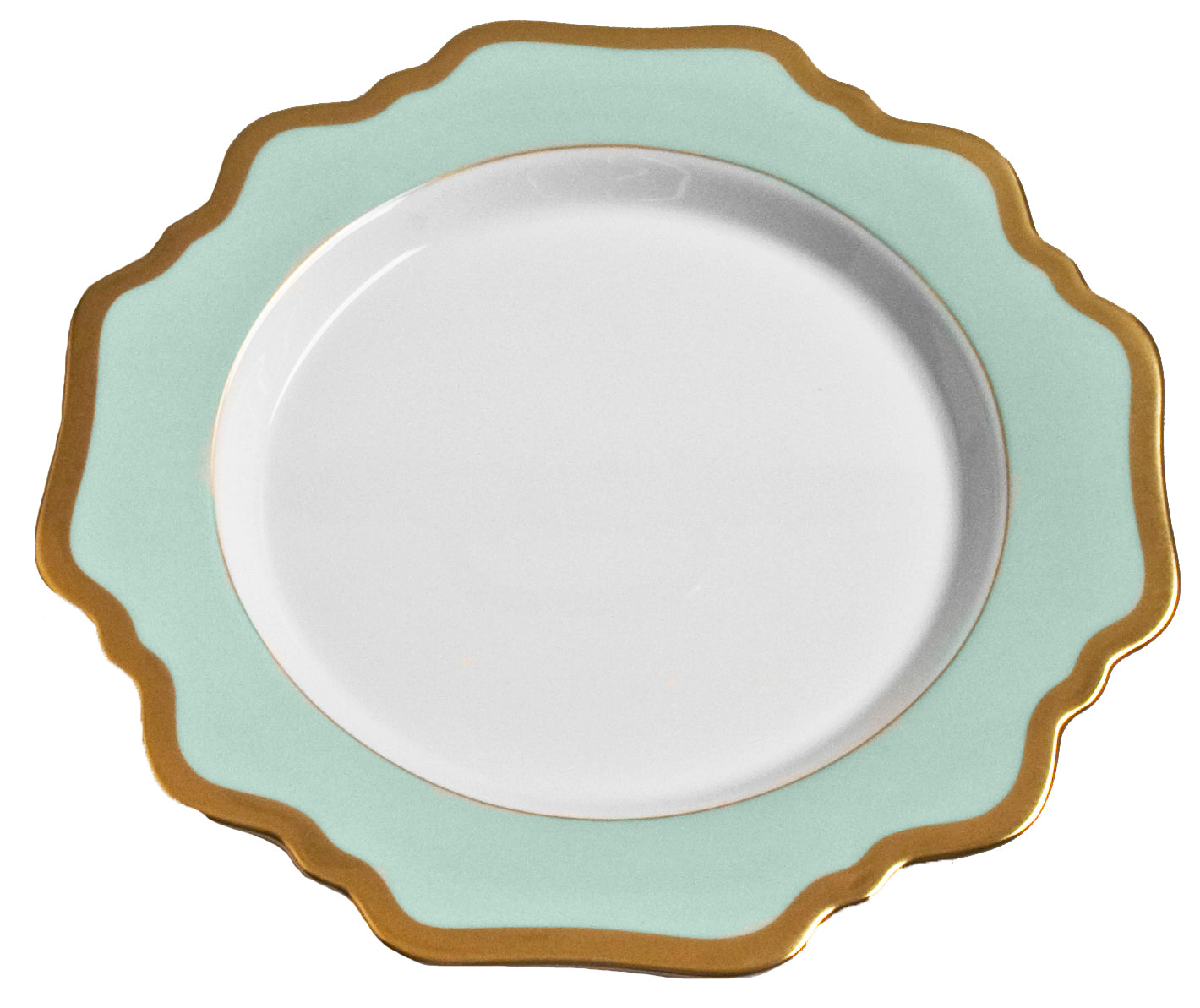Anna's Palette Aqua Green Salad Plate