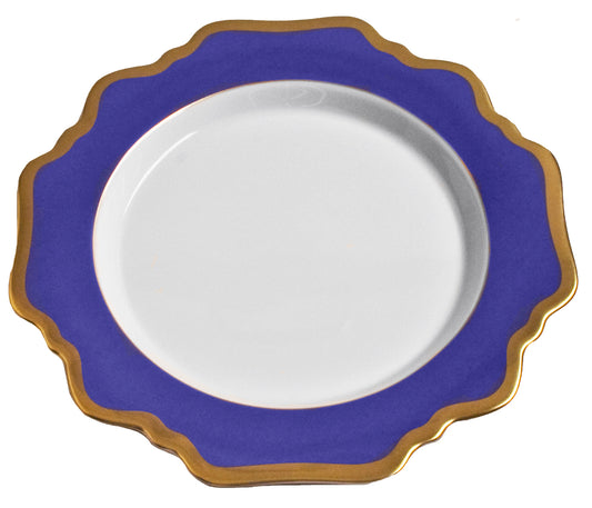 Anna's Palette Indigo Blue Salad Plate