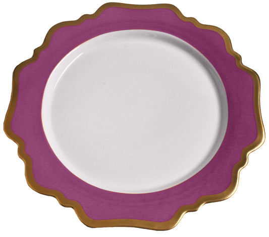 Anna's Palette Purple Orchid Dinner Plate