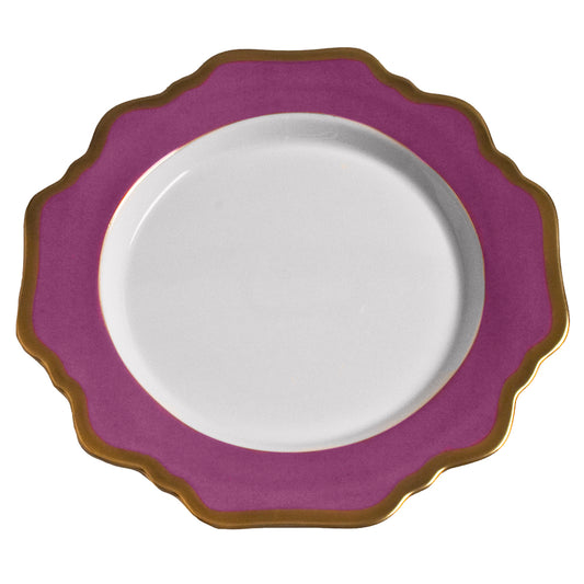 Anna's Palette Purple Orchid Salad Plate