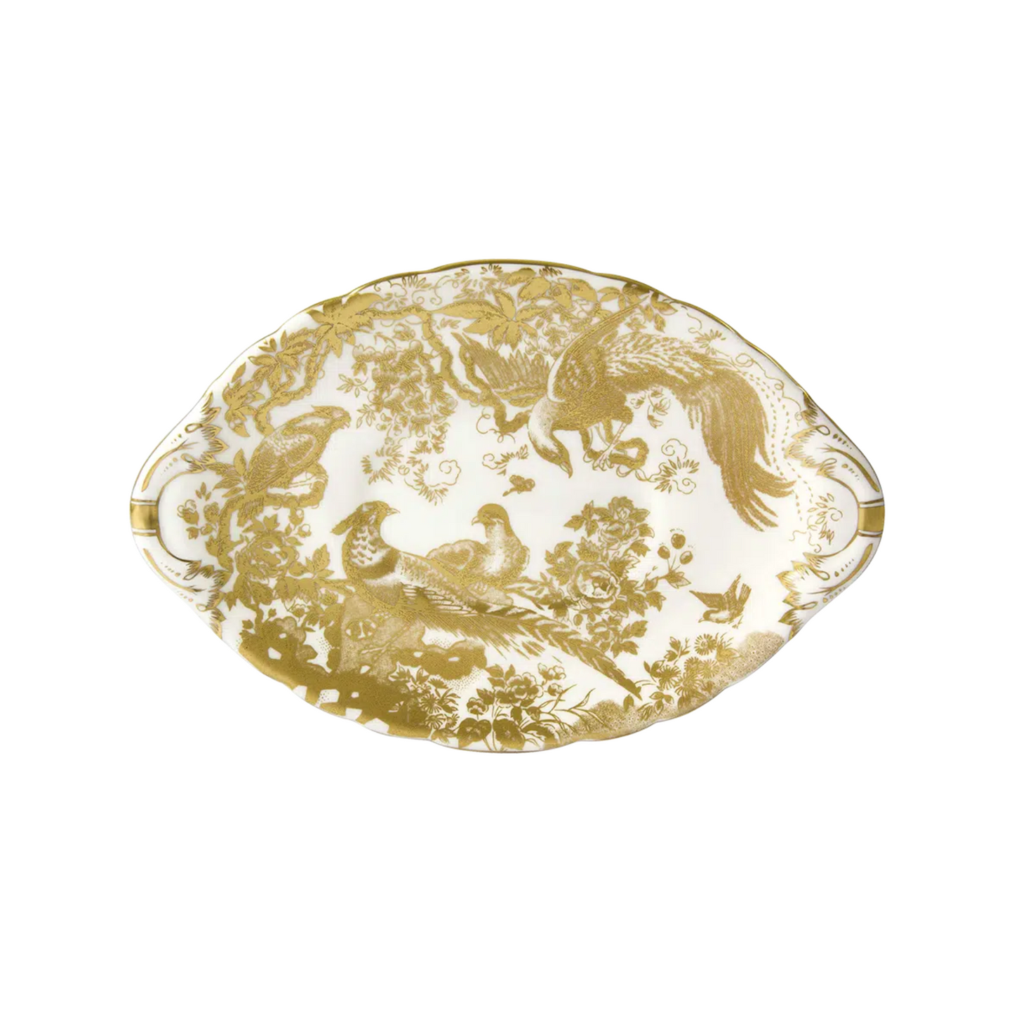 Aves Gold - Sauce Boat & Saucer