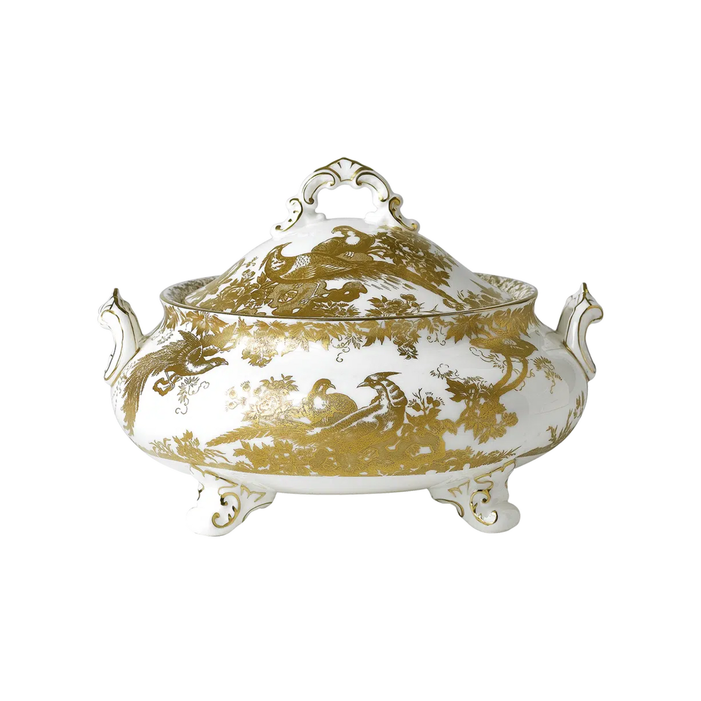 Aves Gold - Covered Vegetable Bowl