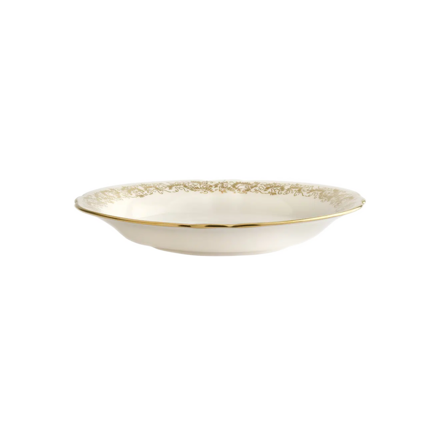 Aves Gold Narrow Band - Tea Cup & Saucer