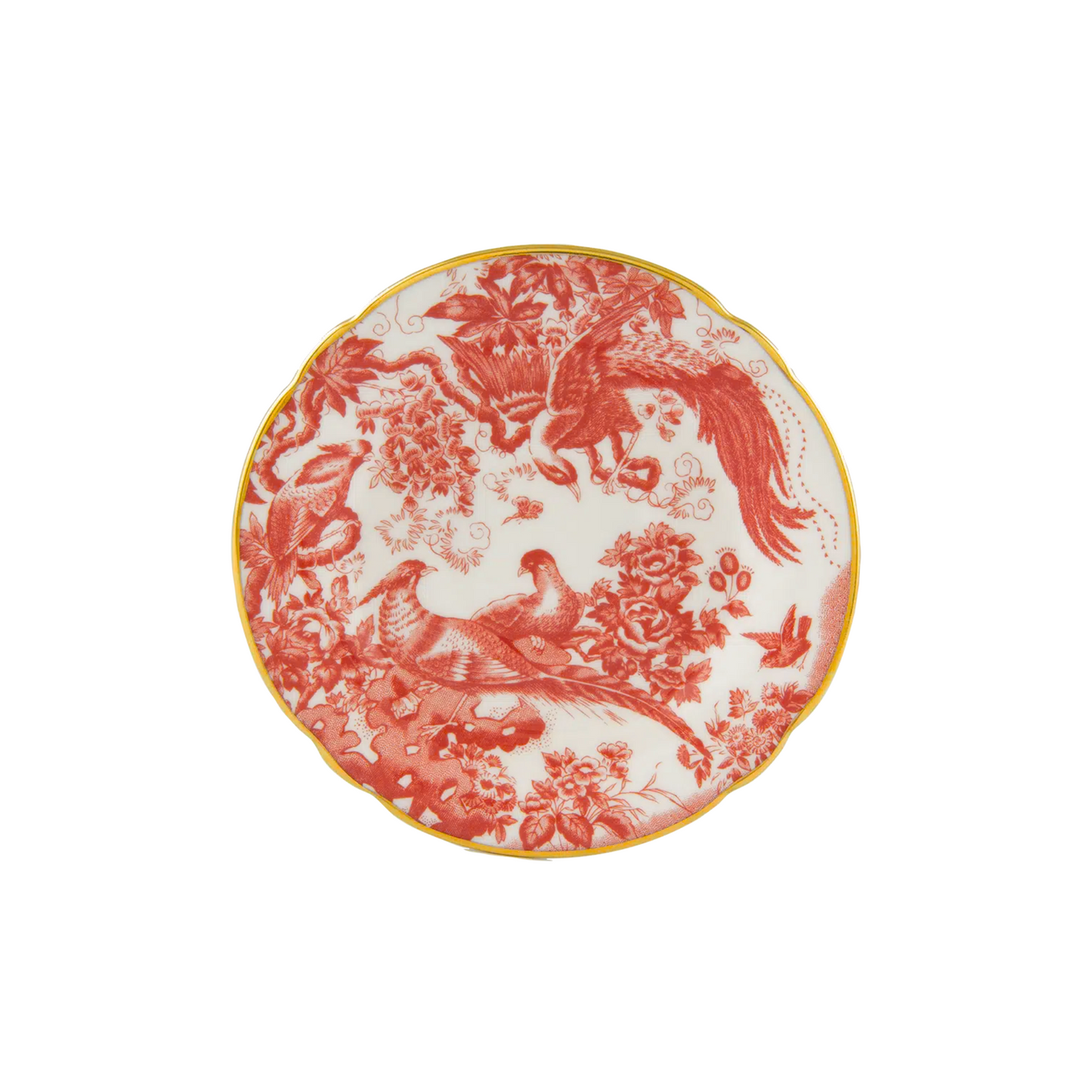 Aves Red - Tea Cup & Saucer