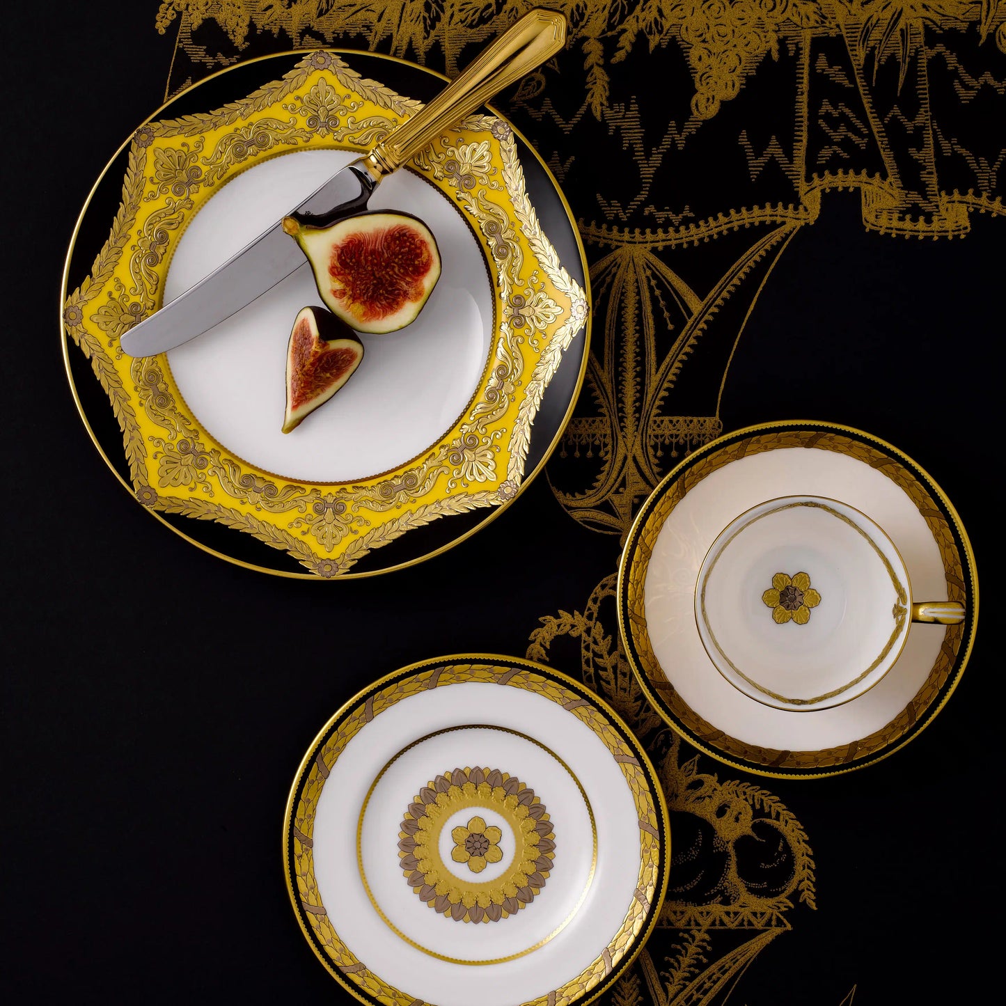 Amber Palace Coffee Cup & Saucer