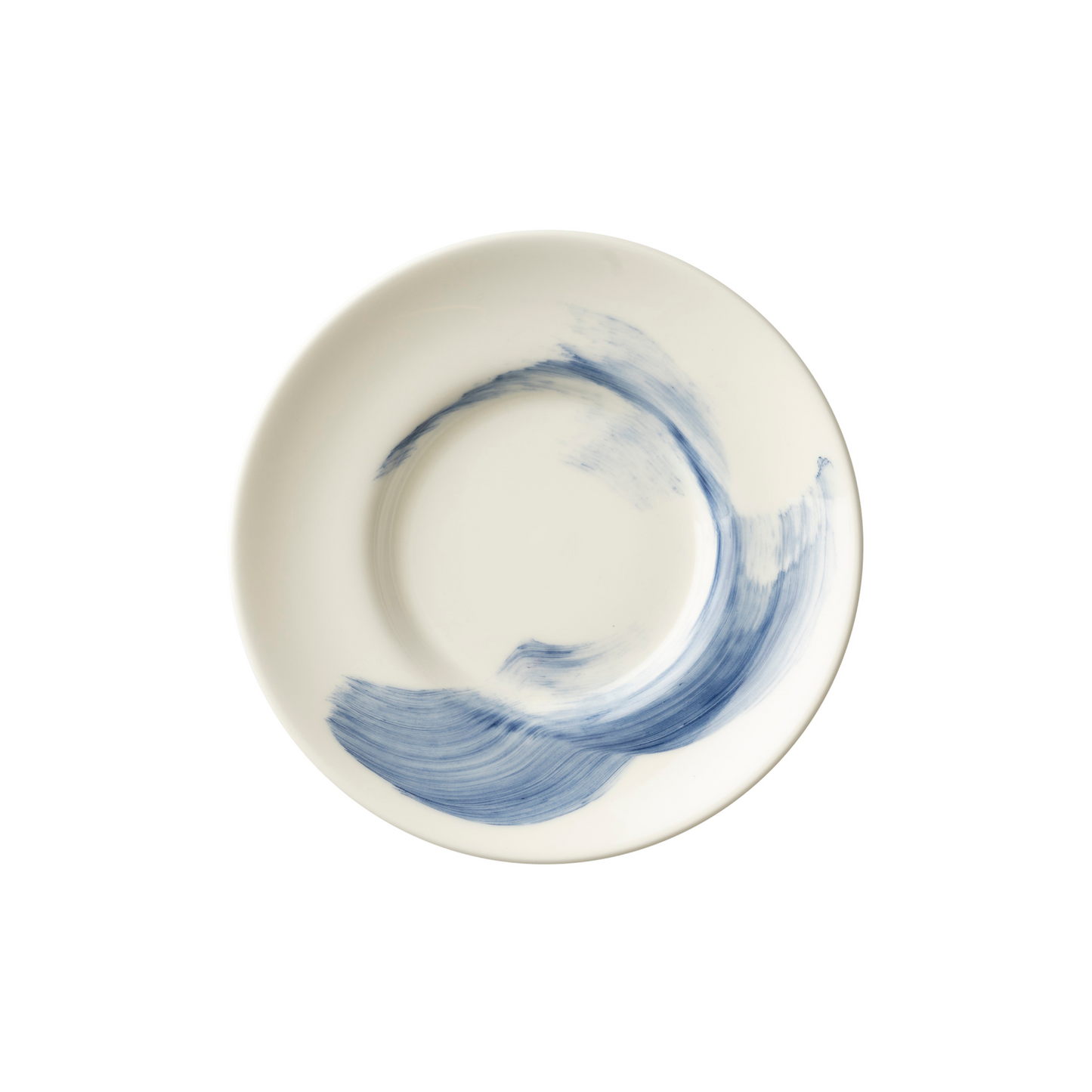 Brushstroke Blue Coffee Cup & Saucer