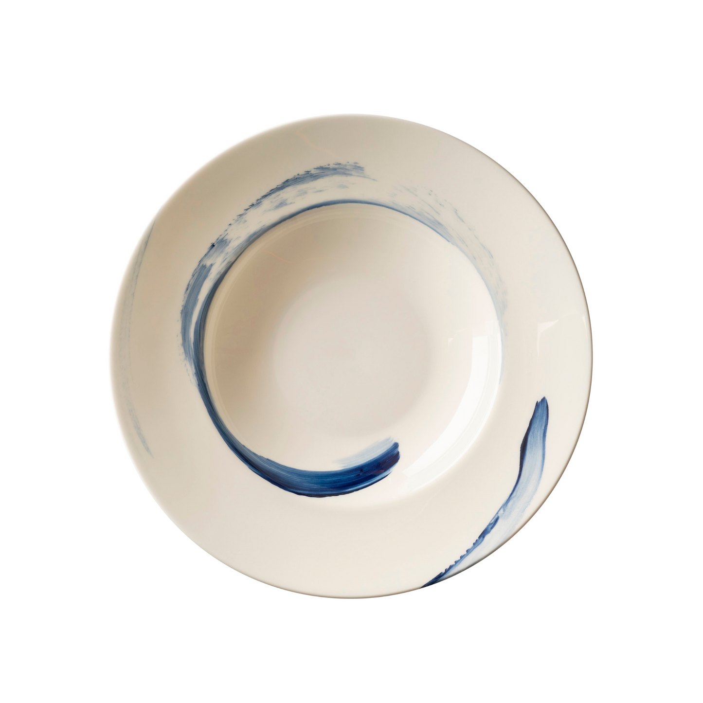 Brushstroke Blue Pasta Bowl