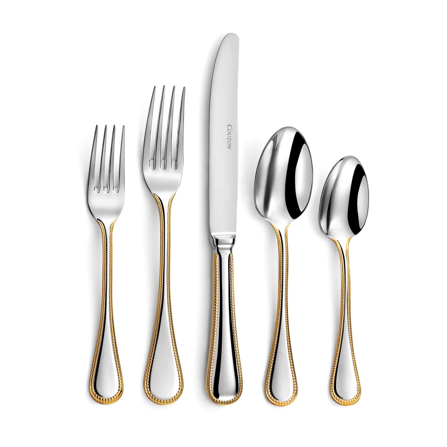 Le Perle Gold Accent - 5 Piece Place Setting