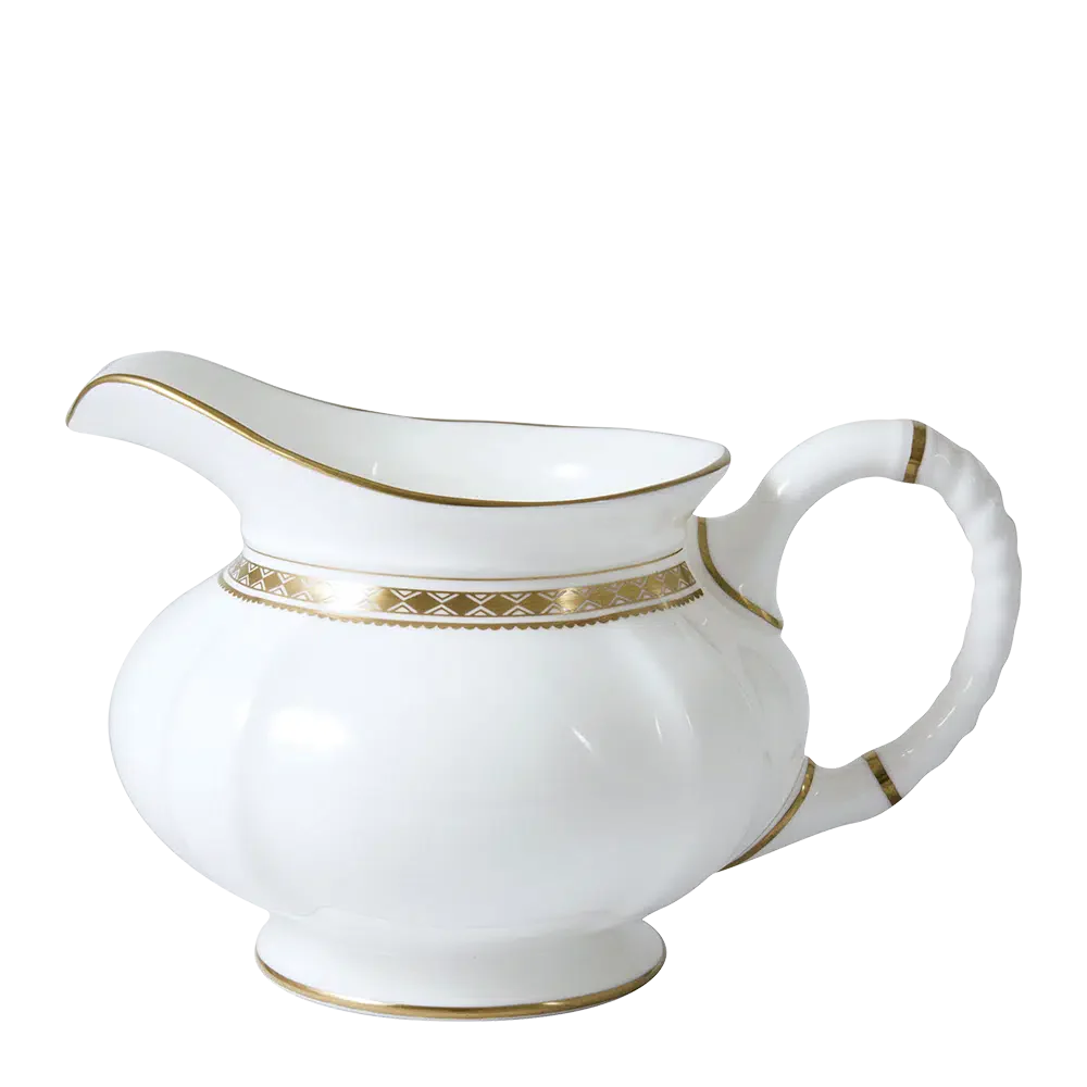 CARLTON GOLD SAUCEBOAT & STAND