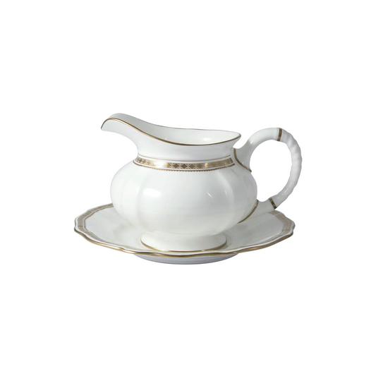 Carlton Gold - Sauceboat & Stand