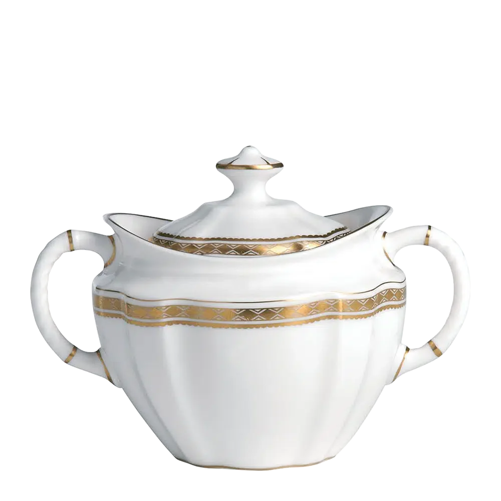 CARLTON GOLD COVERED SUGAR BOWL