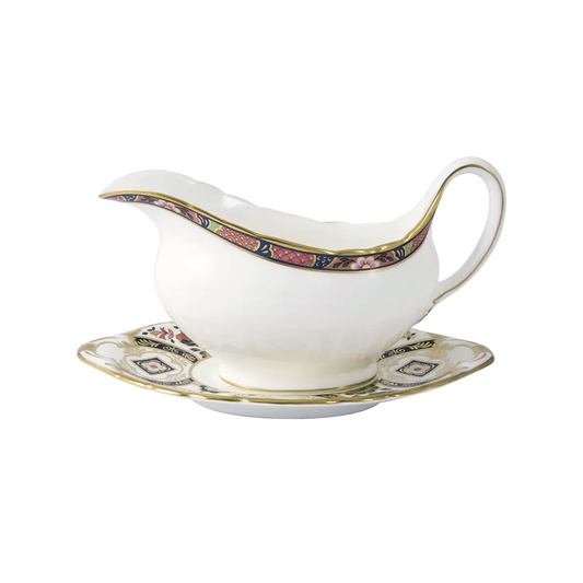 Chelsea Garden Sauce Boat And Stand