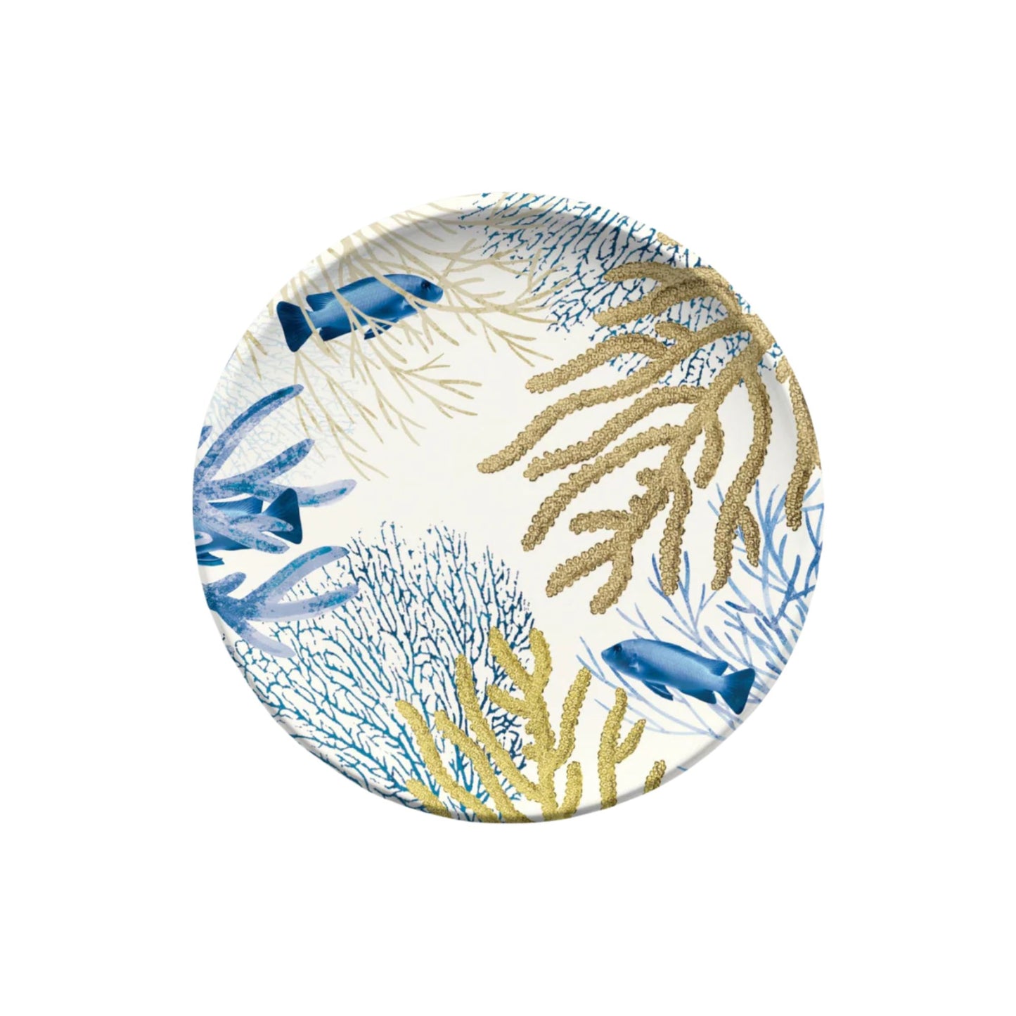 Coral Melamine Plates