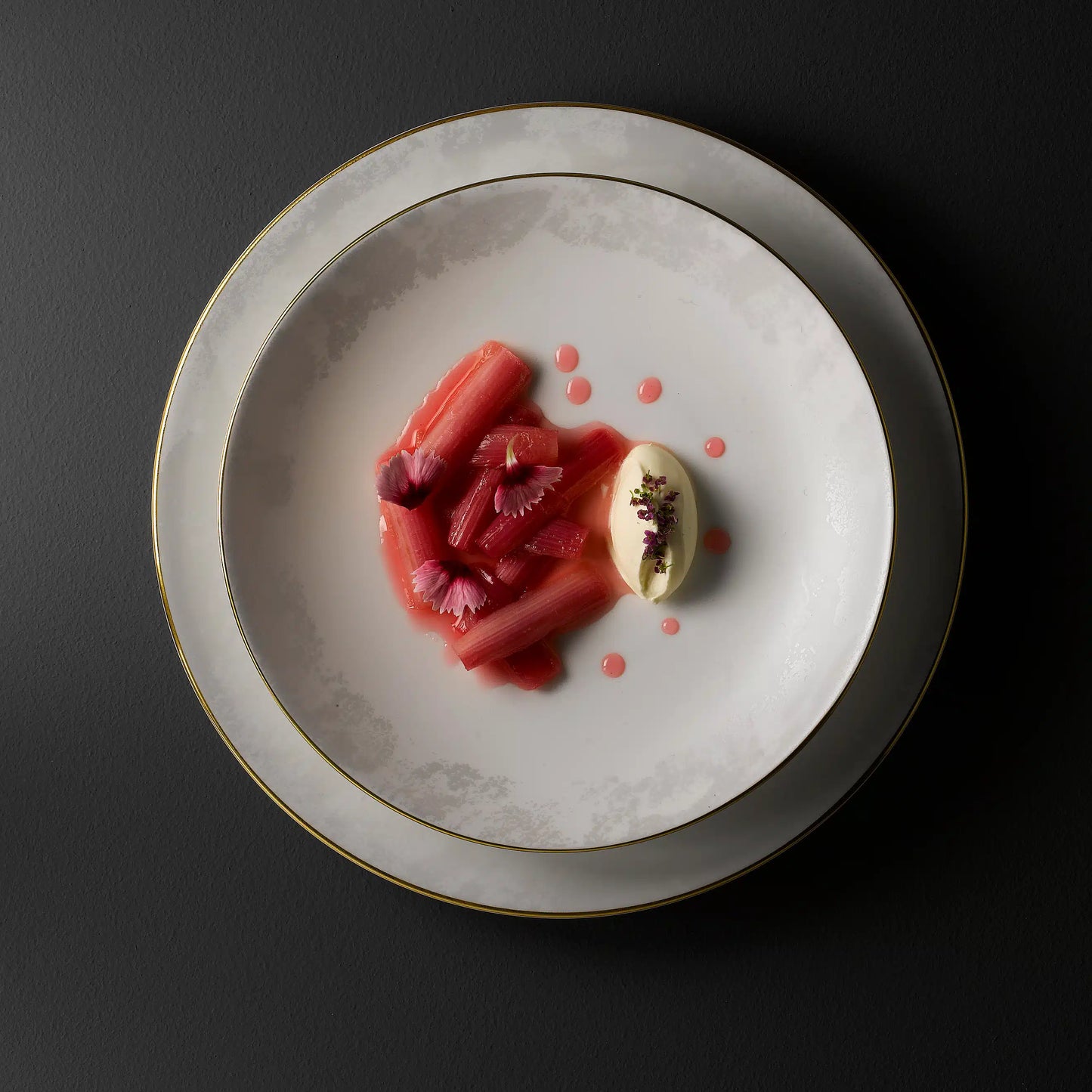 Crushed Velvet Pearl Bread & Butter Plate