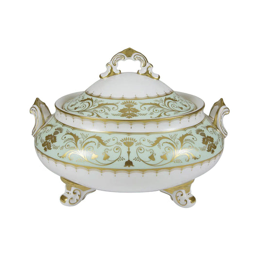 Darley Abbey Mint Green - Soup Tureen & Stand