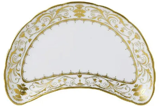 Darley Abbey White - Crescent Salad Plate