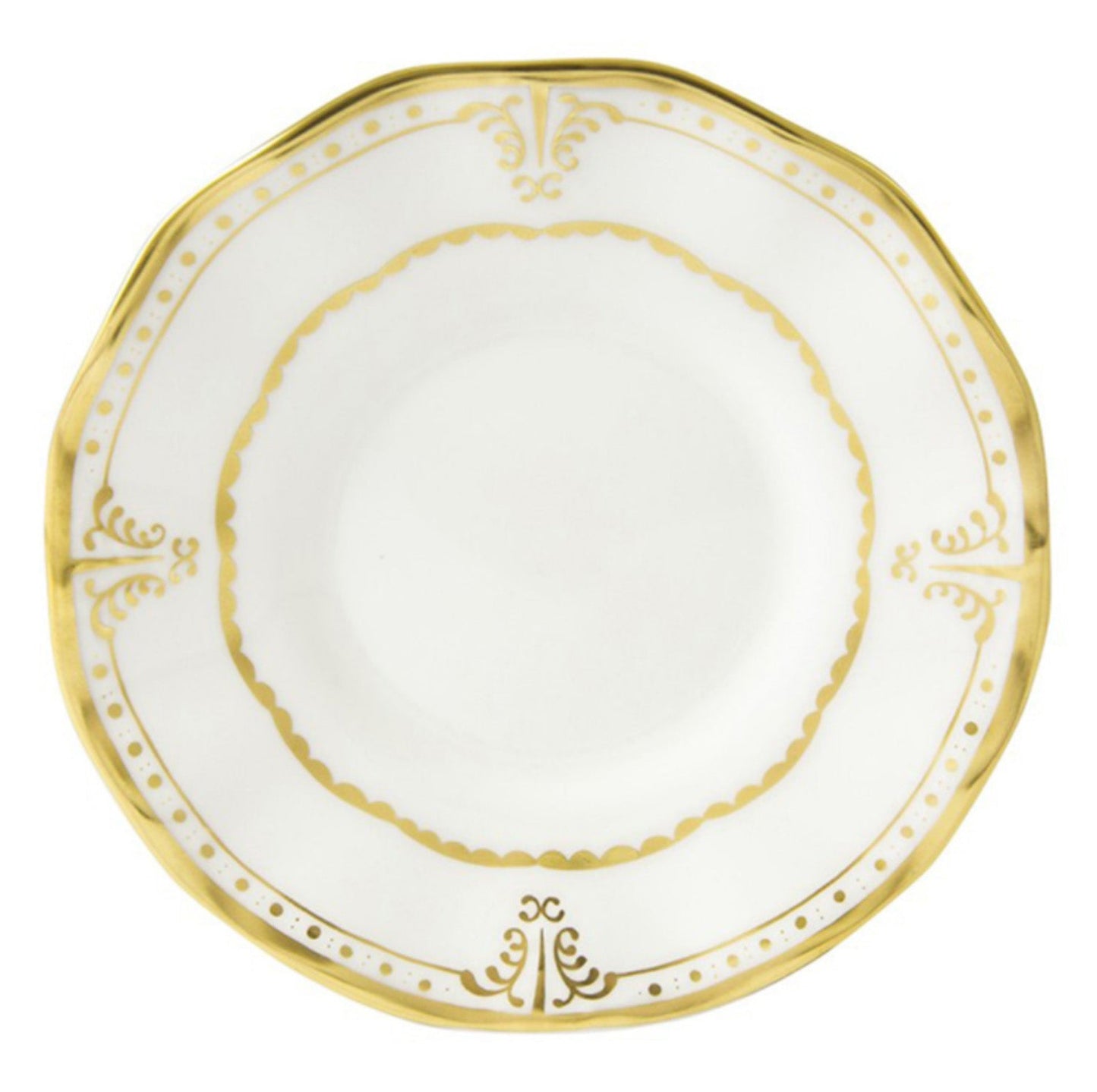ELIZABETH GOLD COFFEE CUP & SAUCER
