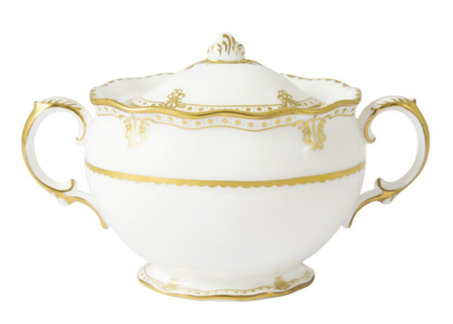 ELIZABETH GOLD SUGAR BOWL