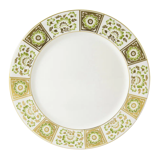 Derby Panel Green - Dinner Plate