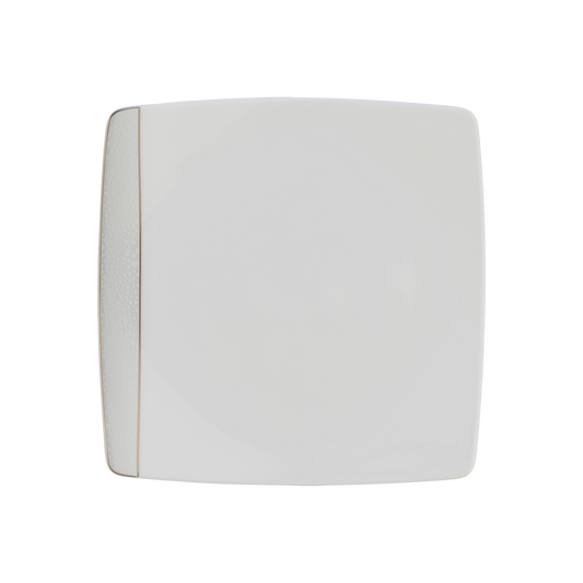 Effervesce Pearl Salad Plate, Square