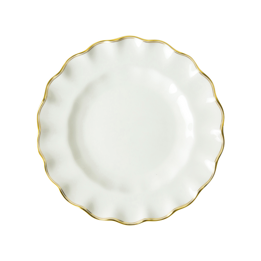 Chelsea Duet Fluted Dessert Plate