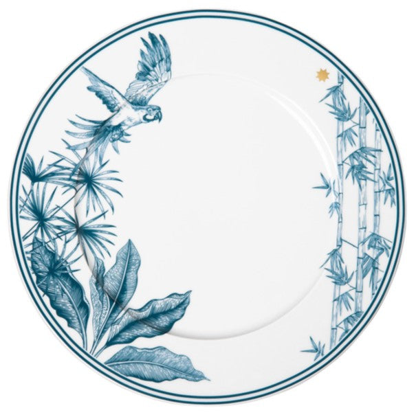 Paraíso Blue Dinner Plate, Cylindrical