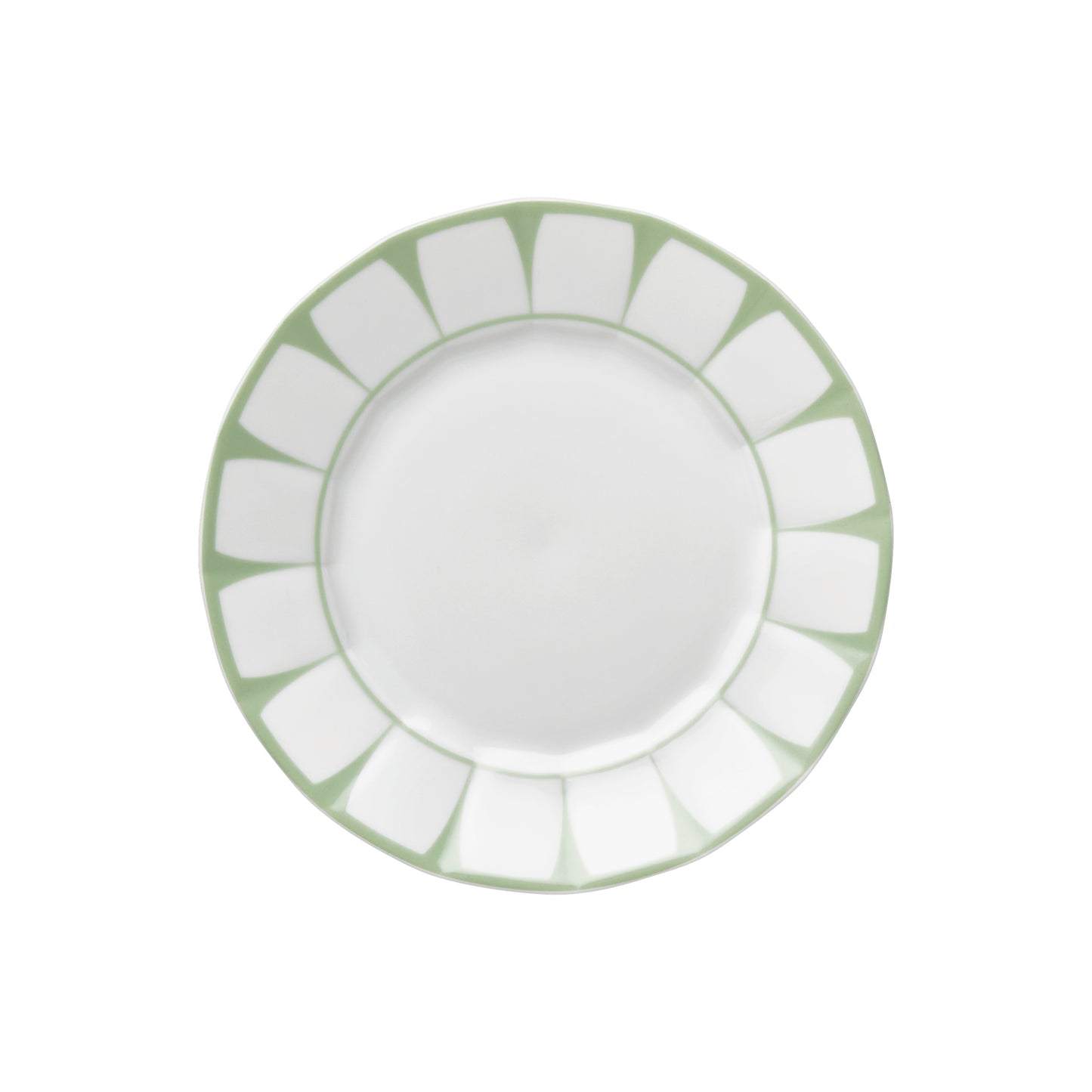 Grecque, Mint Green - Bread & Butter Plate