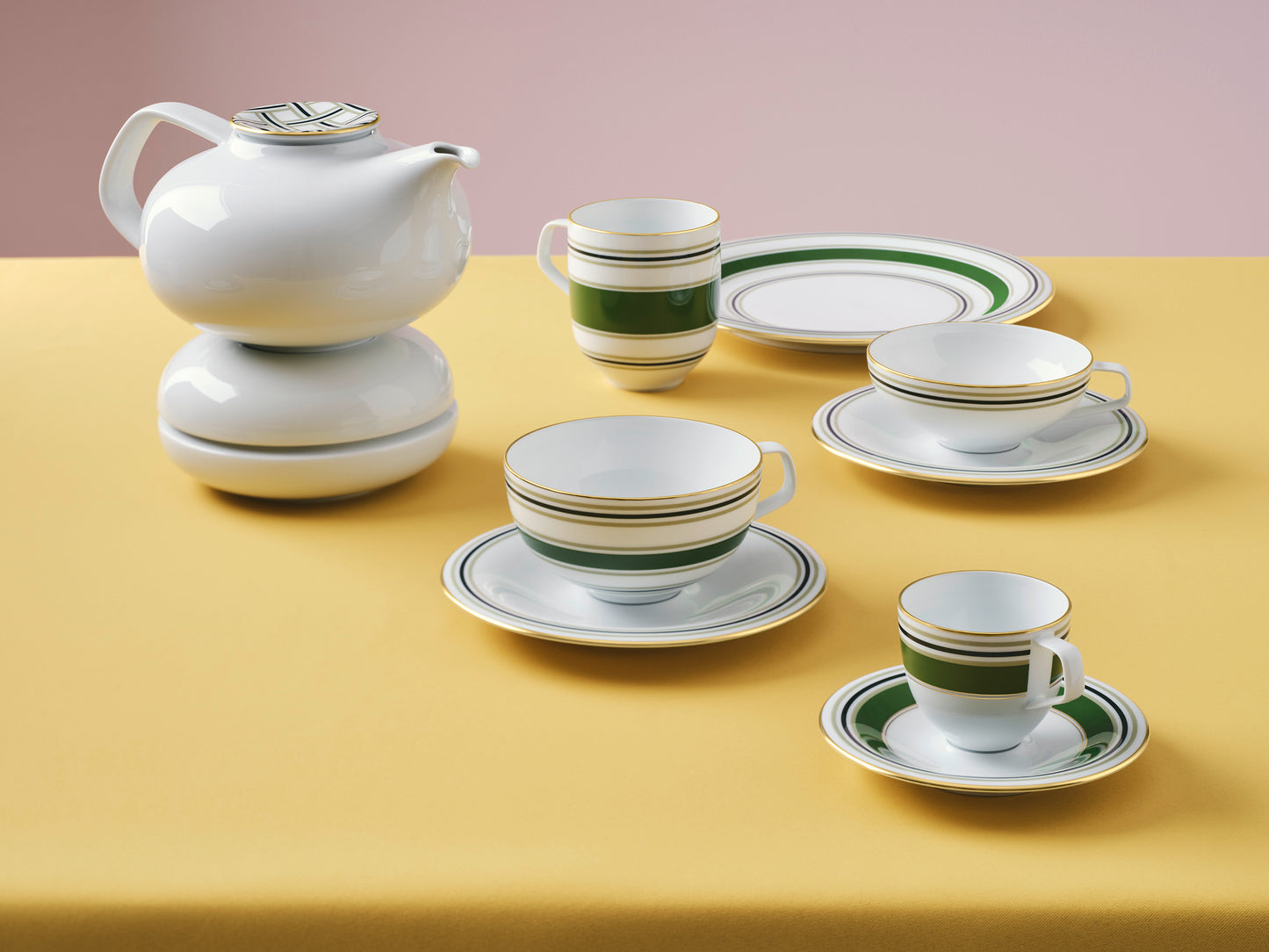 HERITAGE GREEN CAPPUCINO CUP