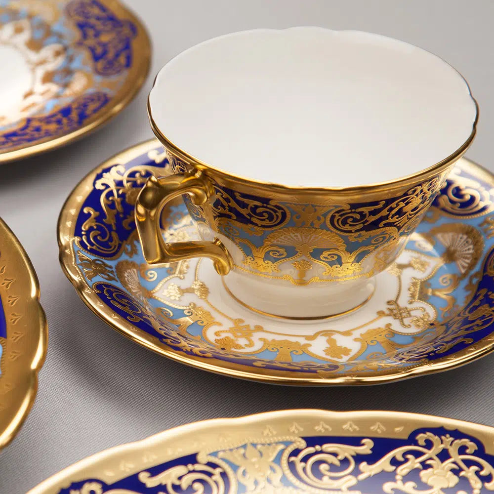 Heritage Cobalt & Dark Blue - Tea Cup & Saucer