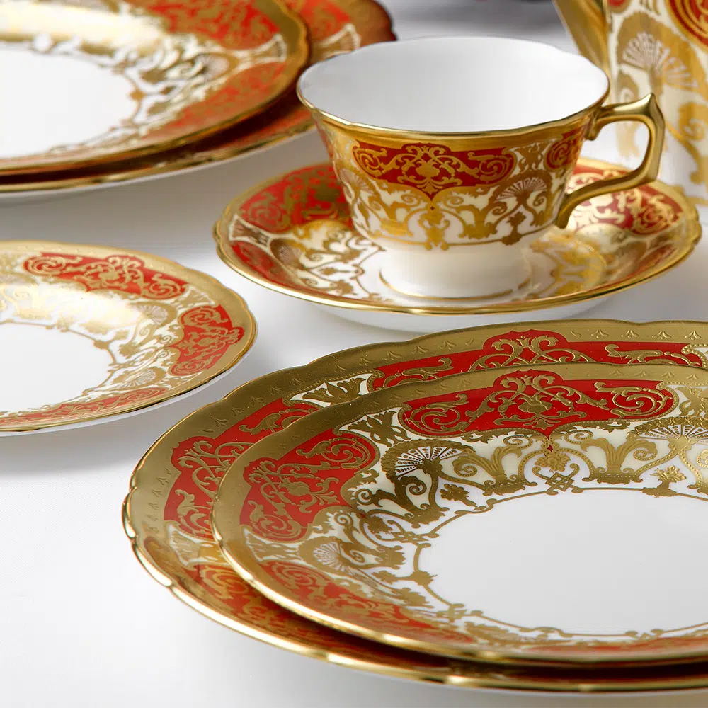 Heritage Red & Cream - Tea Cup & Saucer