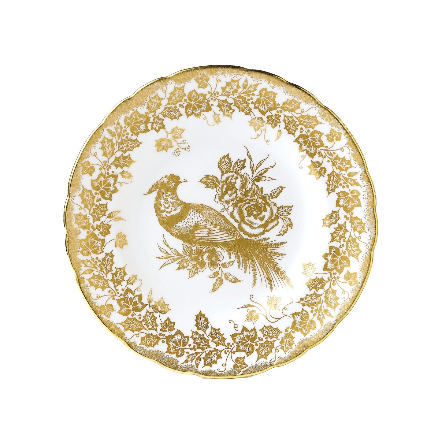Aves Gold - Holiday Accent Plate